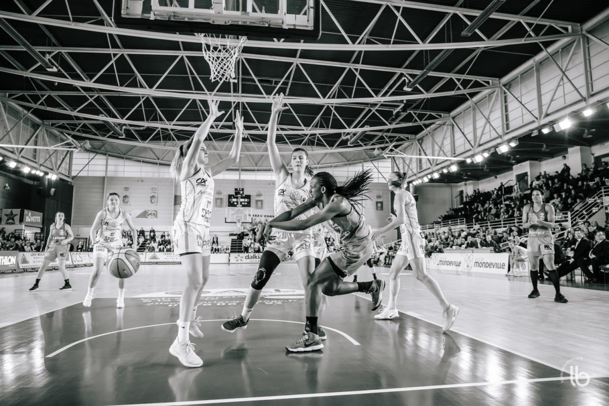 projet #allezlesfilles - basketball pro feminin mondeville face a villeneuve d'asqc par laurence bichon