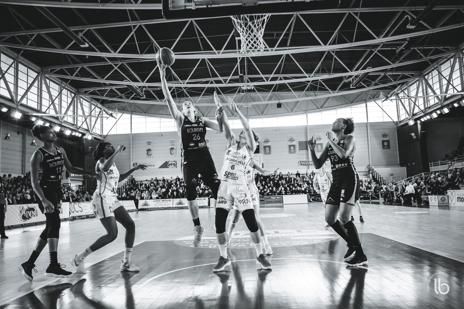 projet #allezlesfilles - basketball lfb mondeville rencontre bourges par laurence bichon