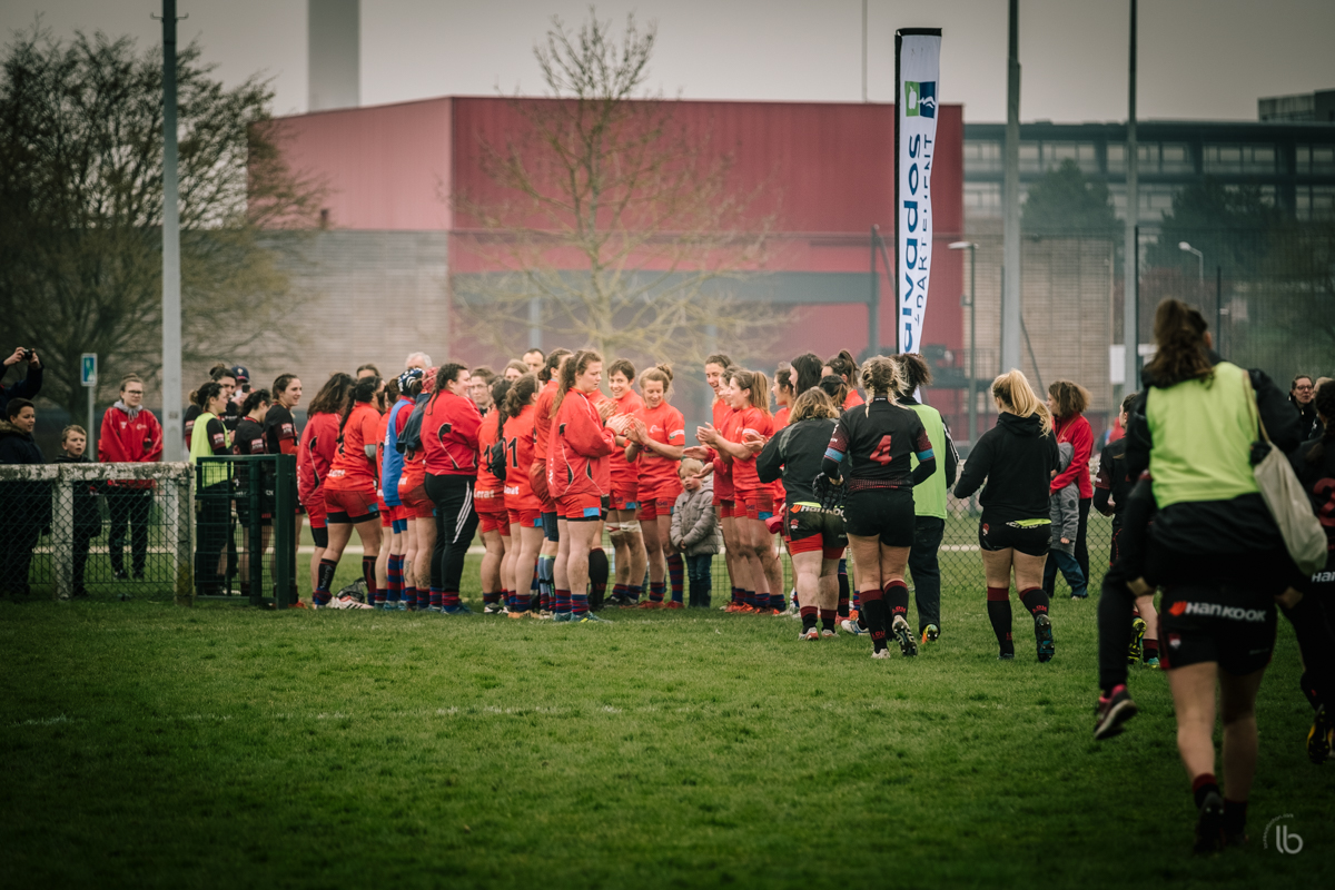 #allezlesfilles - rugby feminin  Caen Ovalies - Lyon par laurence bichon - #whysportproject
