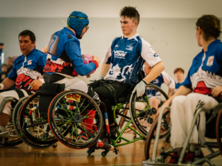 #whysportproject - rugby fauteuil #WeelchairSeven France - Ecosse  par laurence bichon