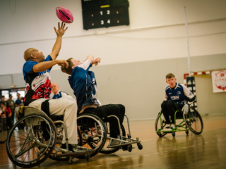 #whysportproject - rugby fauteuil #WeelchairSeven France - Ecosse  par laurence bichon