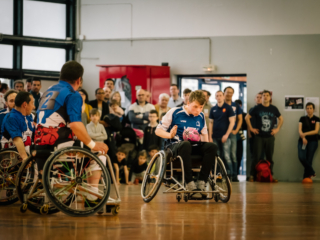 #whysportproject - rugby fauteuil #WeelchairSeven France - Ecosse  par laurence bichon