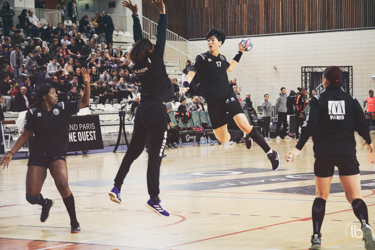 handball lfh - paris92 - brest - laurence bichon photographe de sport feminin