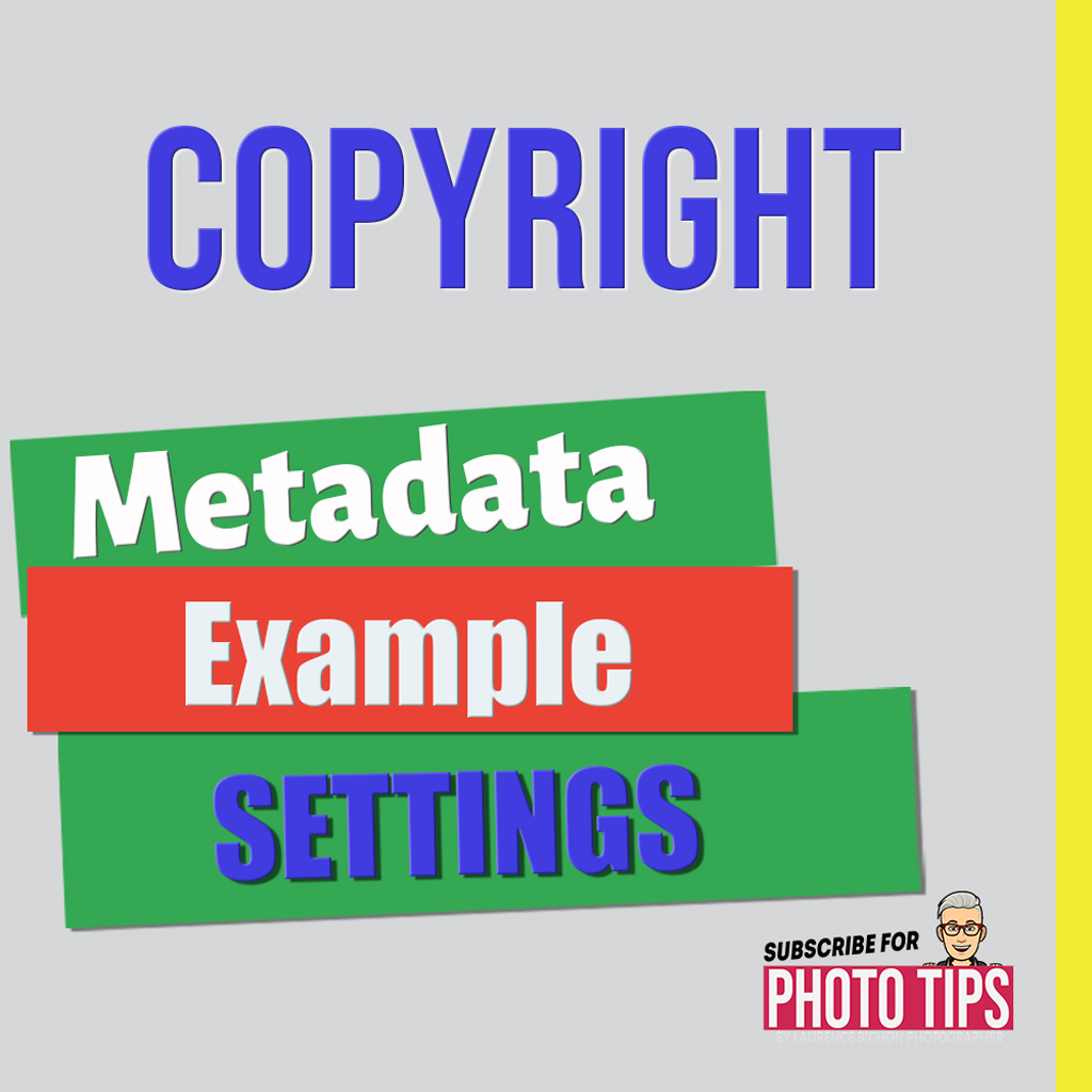 Feature for an article with metadata idea set for freelance photographer