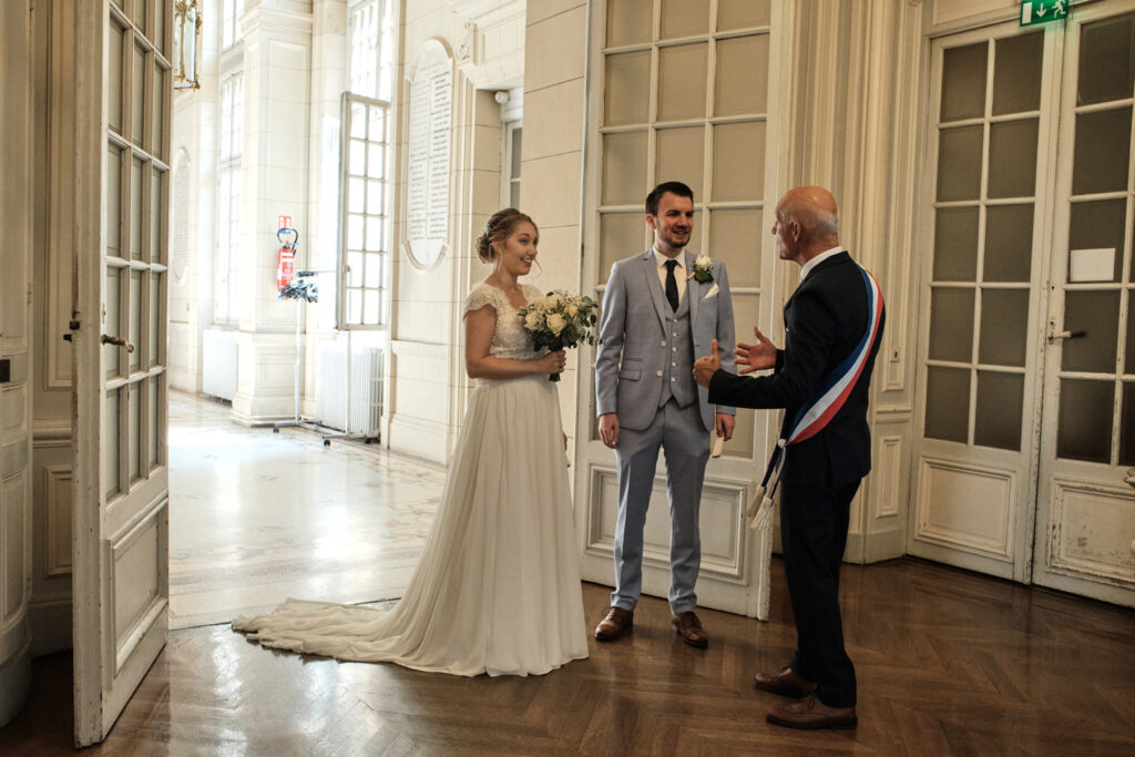 mariage à la mairie de Versailles